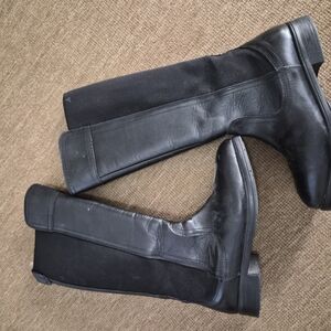 Stylish Black Over the Knee Boots